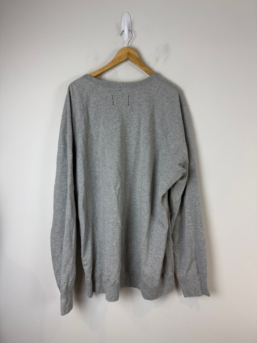 Reigning Champ Light Gray Crewneck Sweatshirt Size XXL - Picture 5 of 8